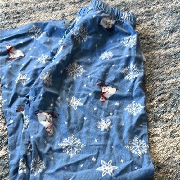 Snowman and Snowflake Pajama Pants - Picture 1 of 4